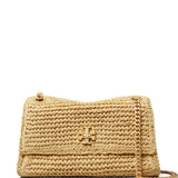 Tan bag, front view