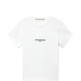 ALEXANDER WANG - Women Shrunken Short Sleeve Logo P Rint Tee