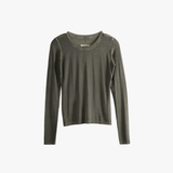 Grey tee, front view