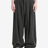 Grey pants, full body view