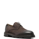 Brown shoes, front view