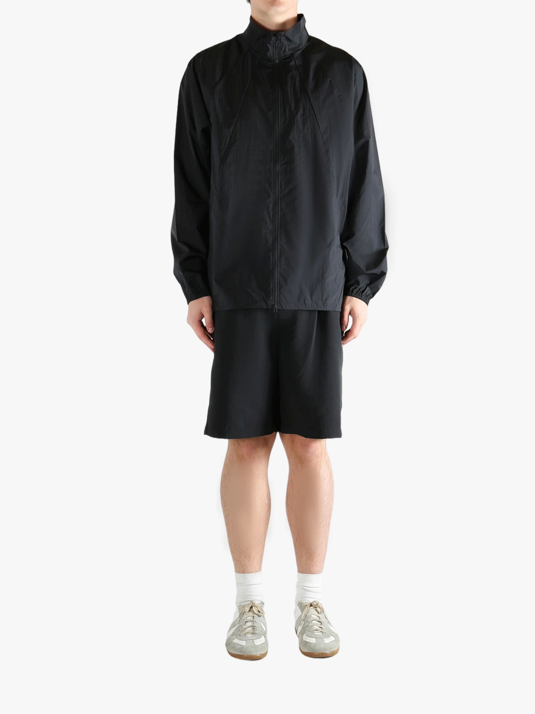 GOLDWIN GL1471IRH ブラック ウィンドクルー GOLDWIN - Unisex Sheer Nylon Wind Jacket – Atelier New York