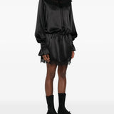 Black dress, full body view
