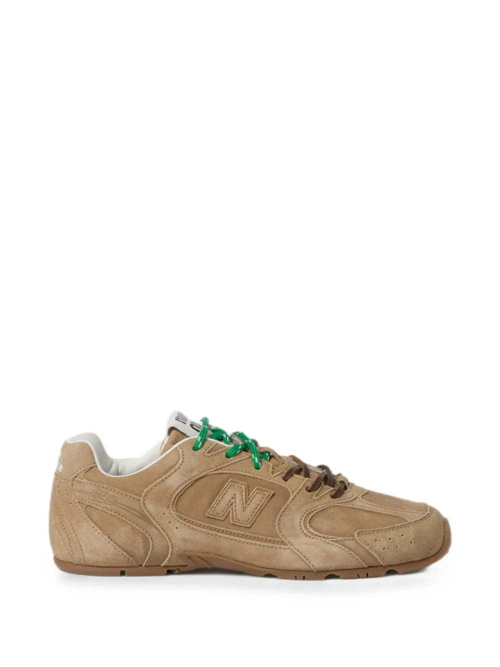 Tan shoes, front view