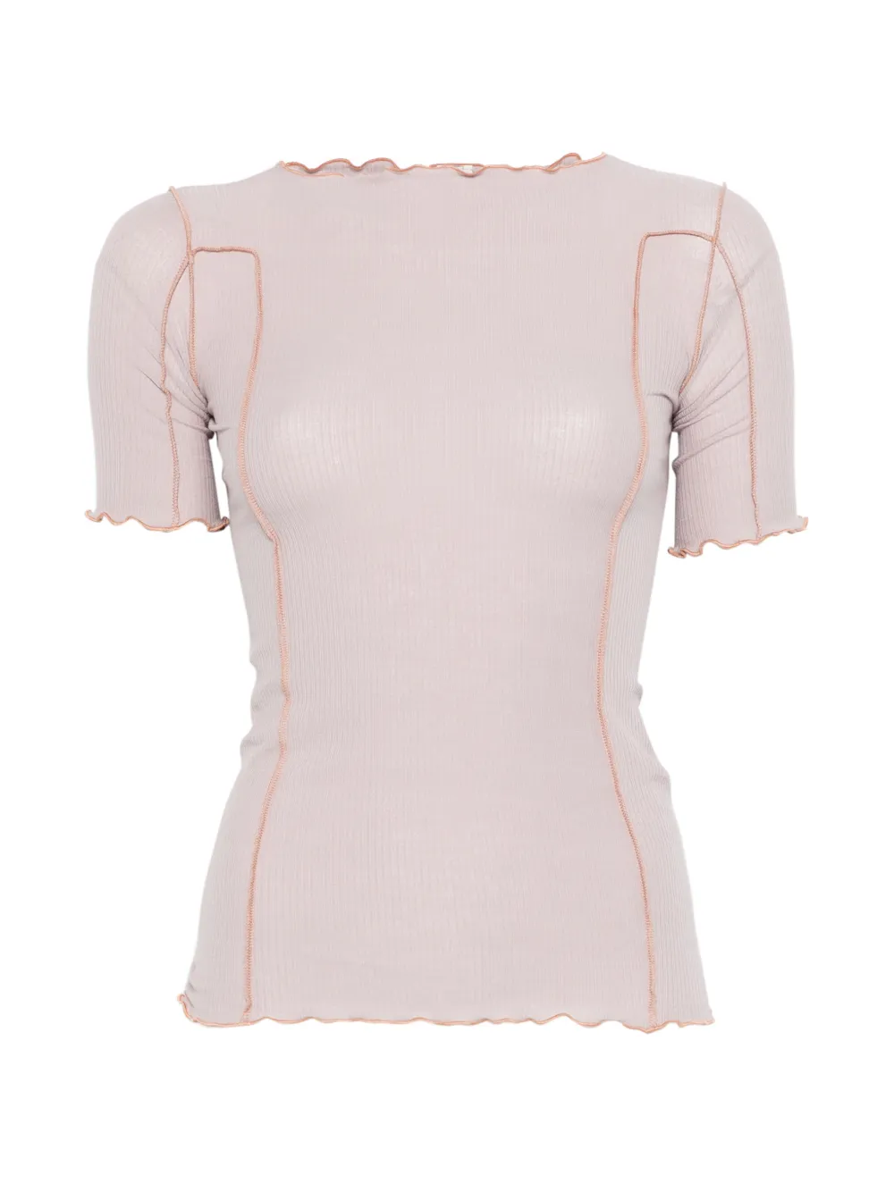 Pink t-shirt, front view