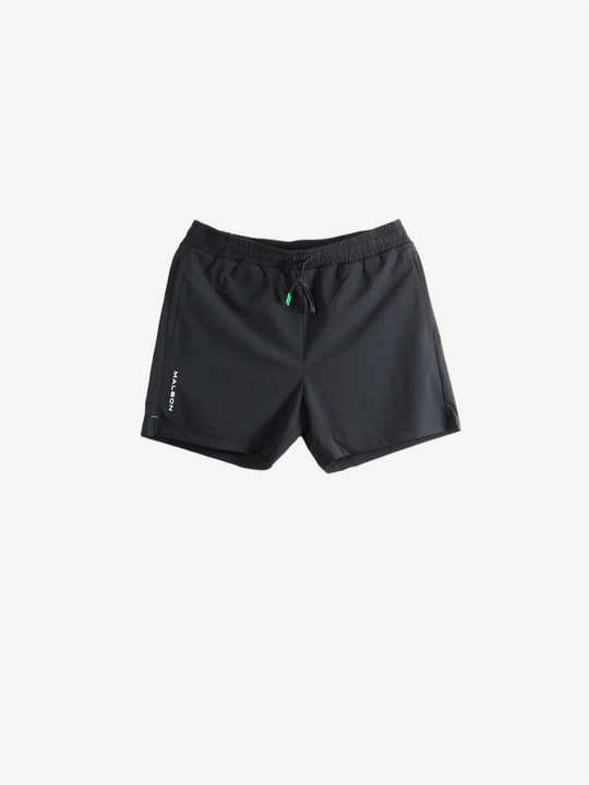 Black shorts, front view