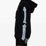 Black knitwear, full body view