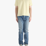 Tan shirt, full body view