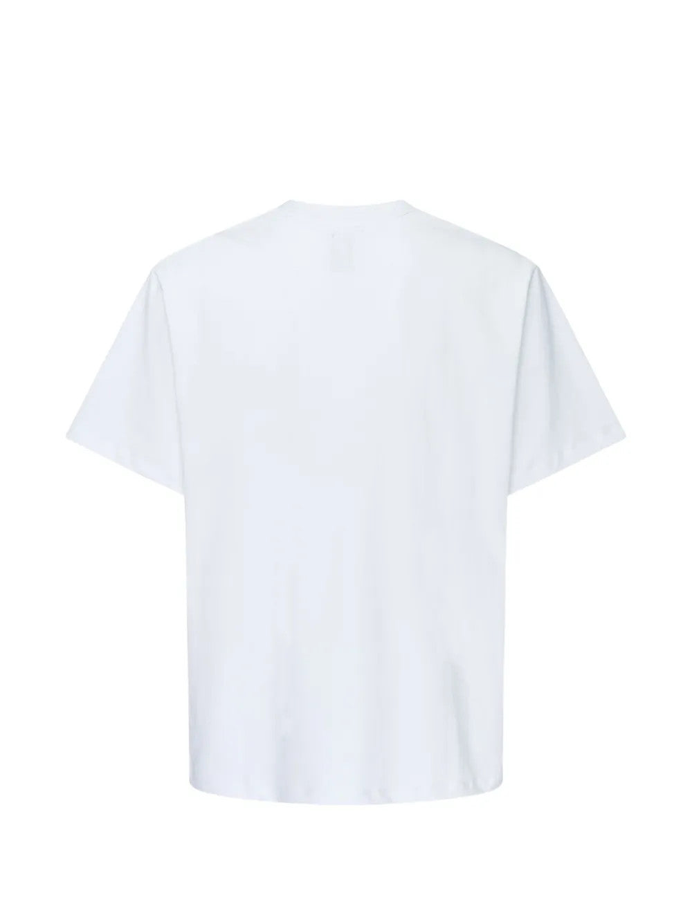 White t-shirt, back view