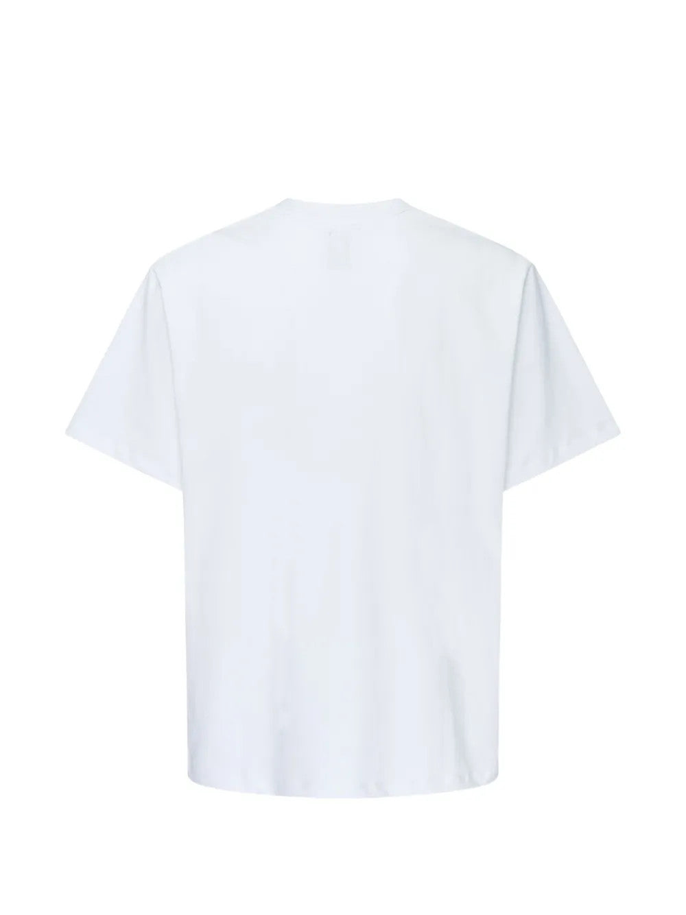 White t-shirt, back view