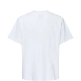 White t-shirt, back view