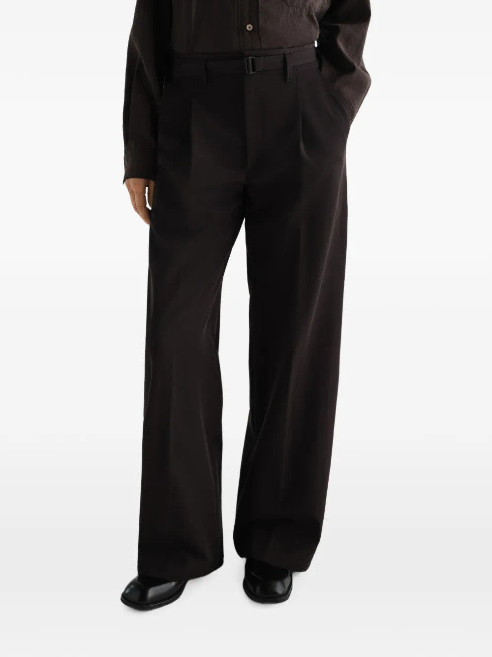 Brown pants, front view