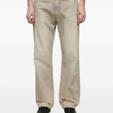 Tan pants, full body view