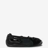 Black flats, side view