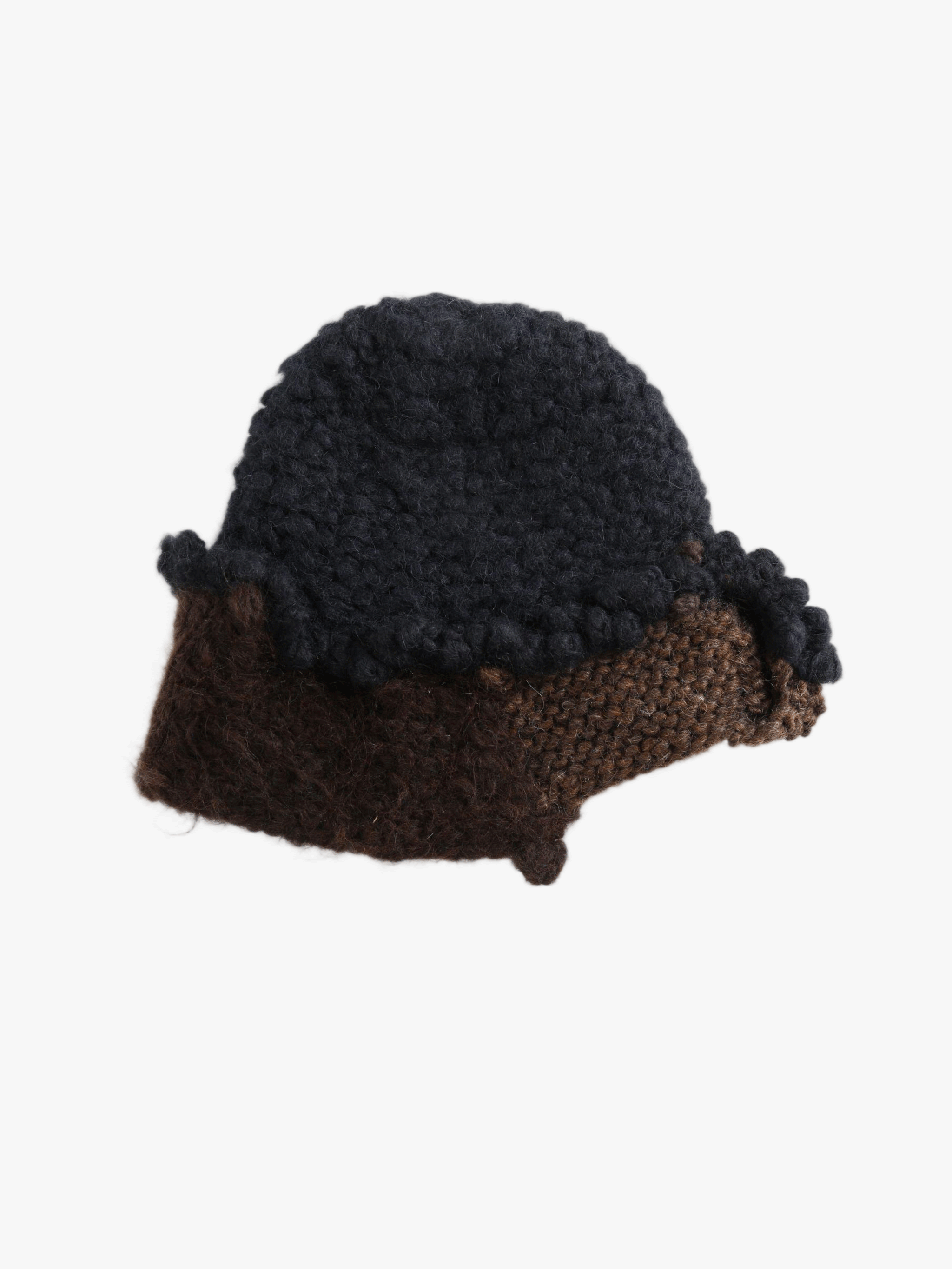 Brown hat, front view