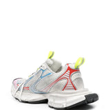 White sneakers, back view