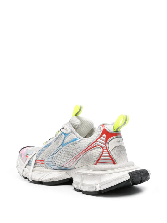 White sneakers, back view