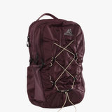 Burgundy bag, front view