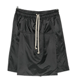 Black short, front view