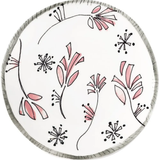 White plate, front view