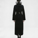 black jacket,full body view