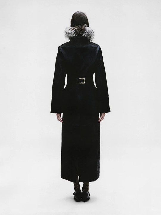 black jacket,full body view