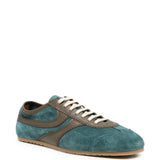 Green shoes, front view