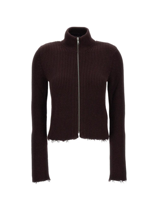 Brown jacket, front view