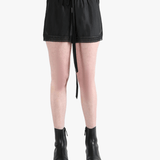 Black shorts, front view