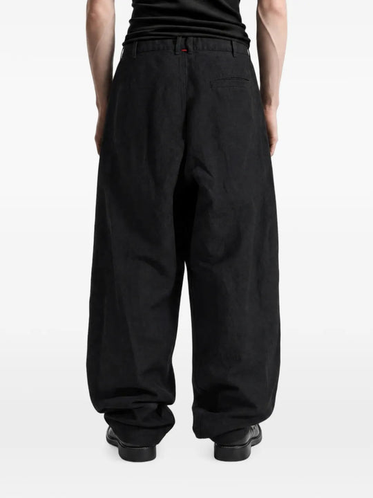 Black pants, full body view