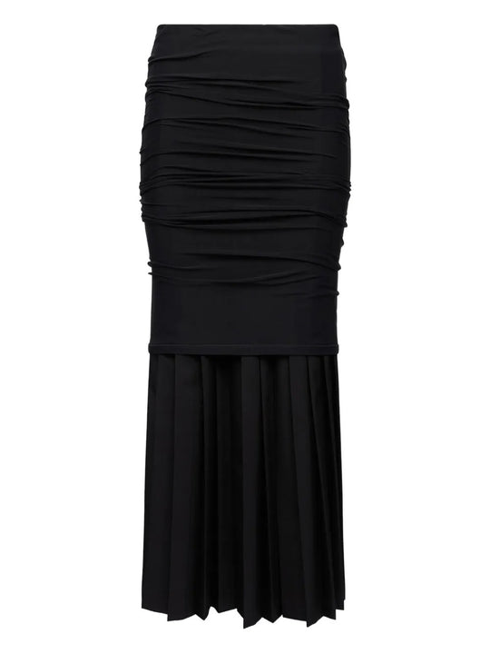 Black skirt, front view