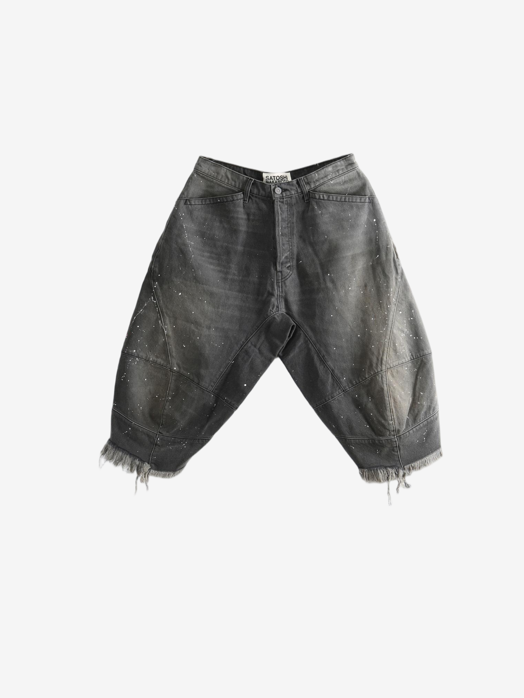 Black shorts, front view