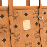 Close up of brown bag, showing texture of the leather fabric
