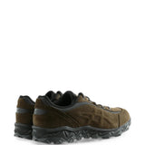 Brown shoes, back view