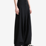Black pants, full body view