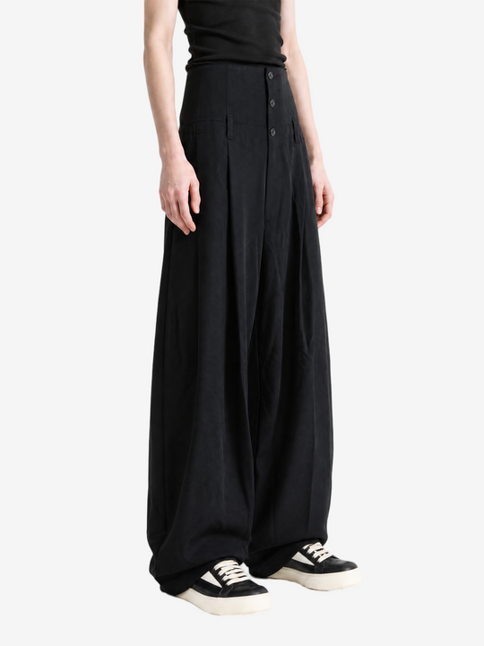 Black pants, full body view