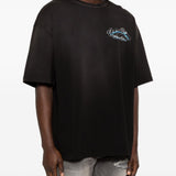 Brown t-shirt, full body view