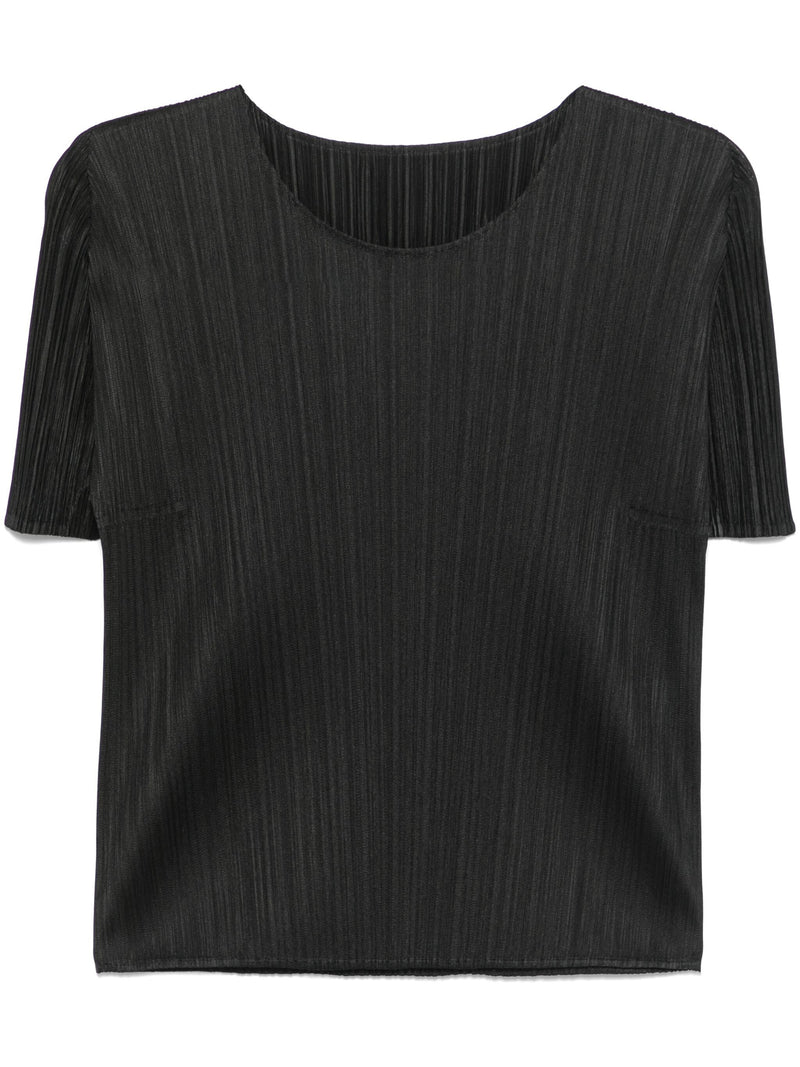 PLEATS PLEASE ISSEY MIYAKE - Women Basics Roundneck T-Shirt