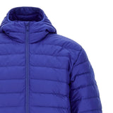 Blue hoodie, front view