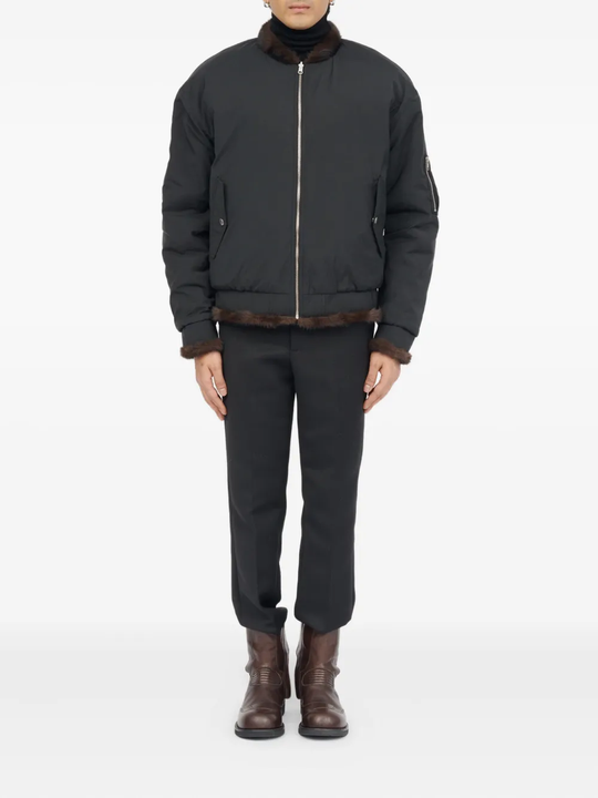 Black jacket, full body view