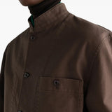 Brown jacket, front view