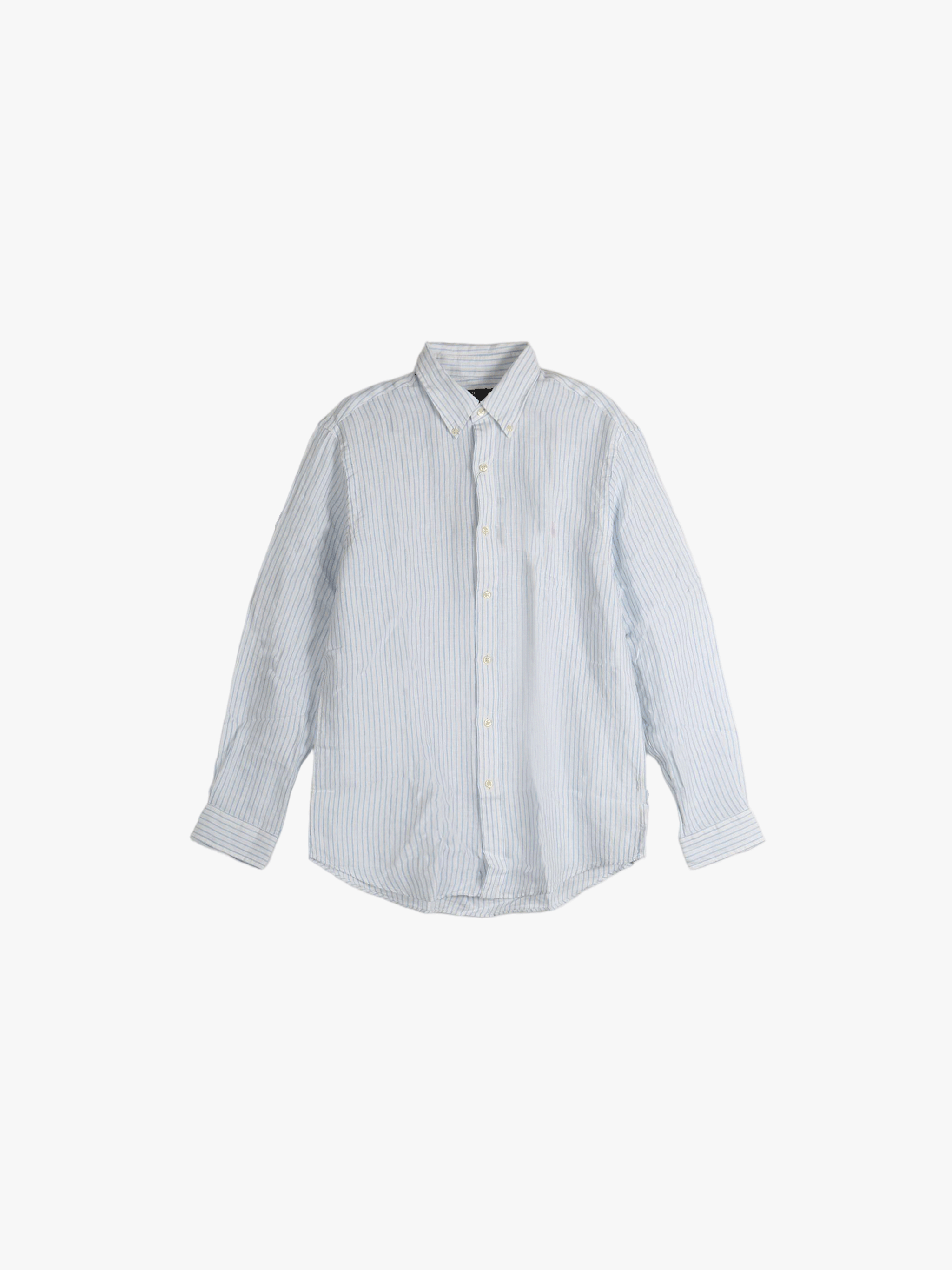 Blue shirts, front view