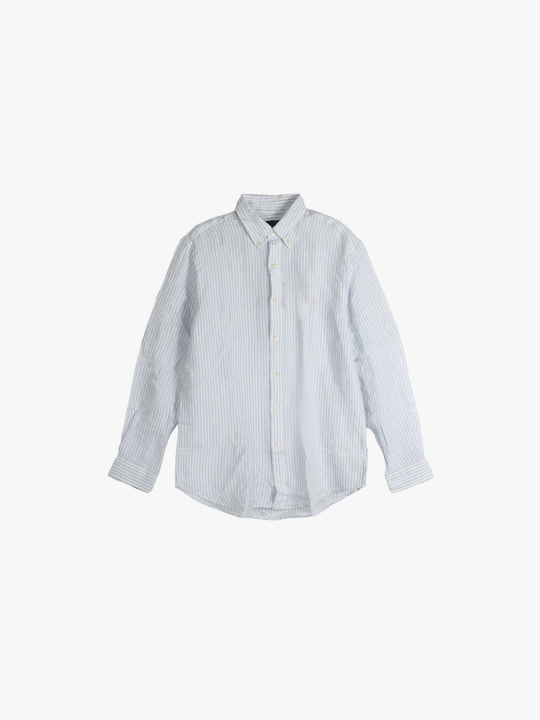 Blue shirts, front view