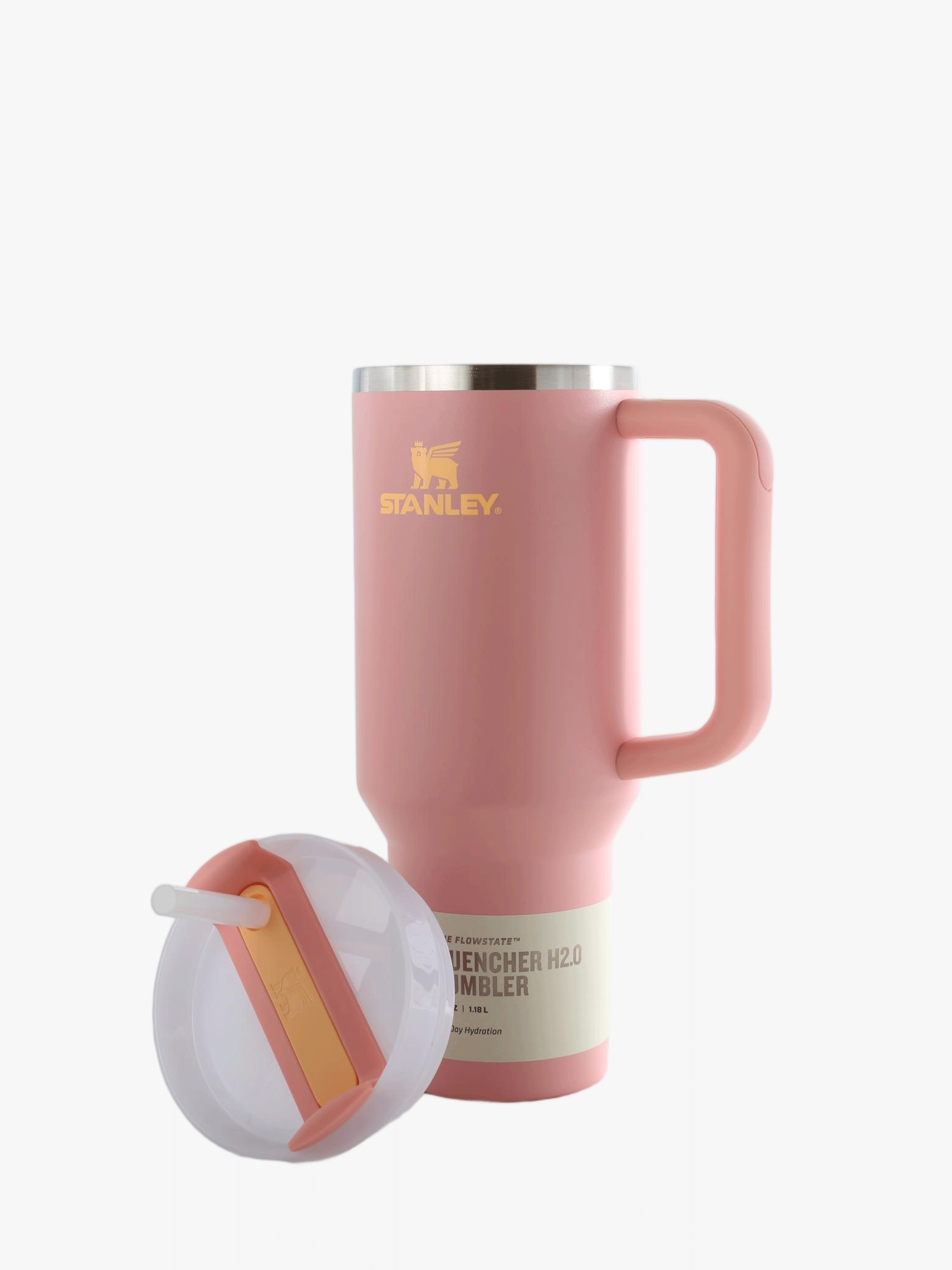 Pink product, front view