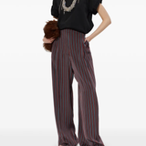 Grey pants, full body view
