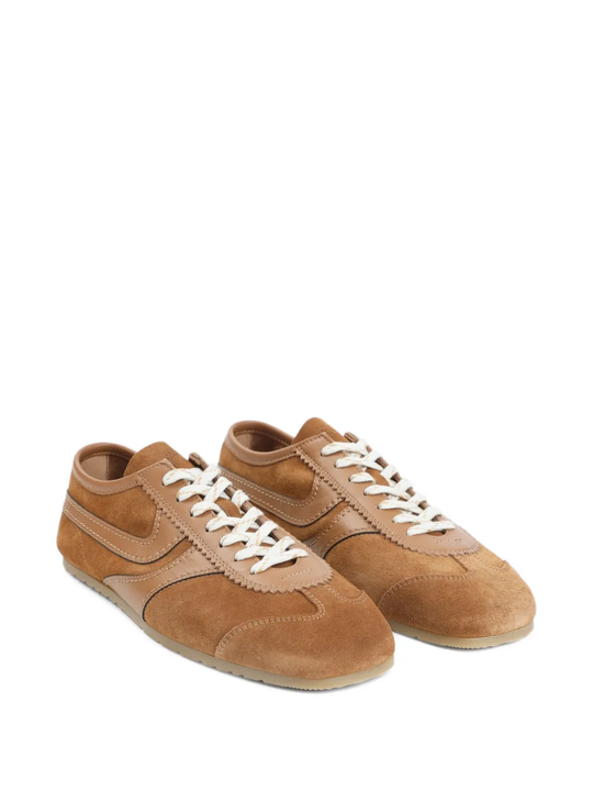 brown shoes,side view