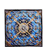 Blue scarve, front view