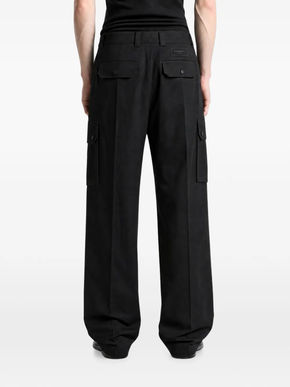 Black pants, full body view