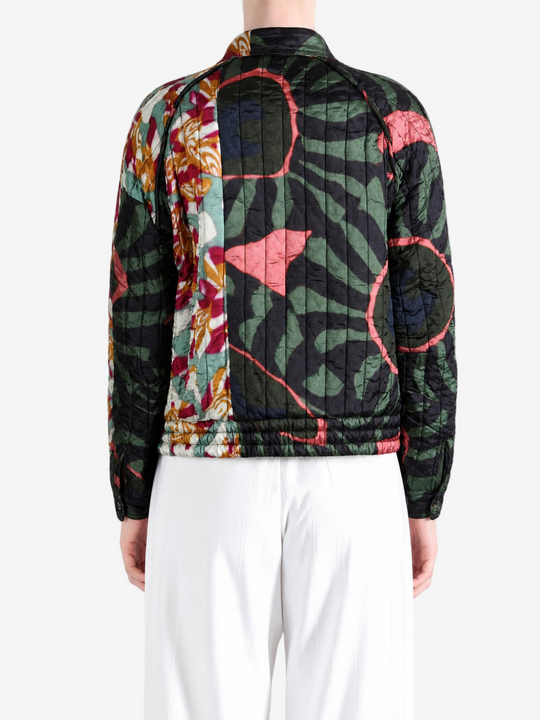 Green jacket, full body view
