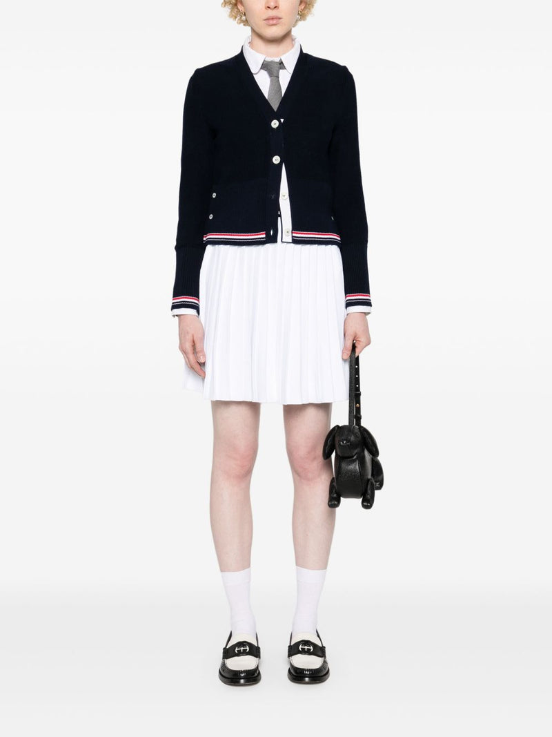 THOM BROWNE - Women Textured Stitch Classic Cardigan